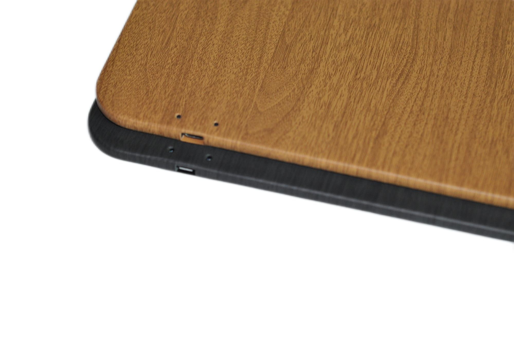 木紋款無(wú)線(xiàn)充鼠標(biāo)墊