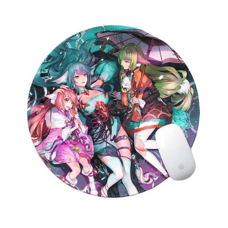 圓形橡膠佳績(jī)布小號(hào)鼠標(biāo)墊