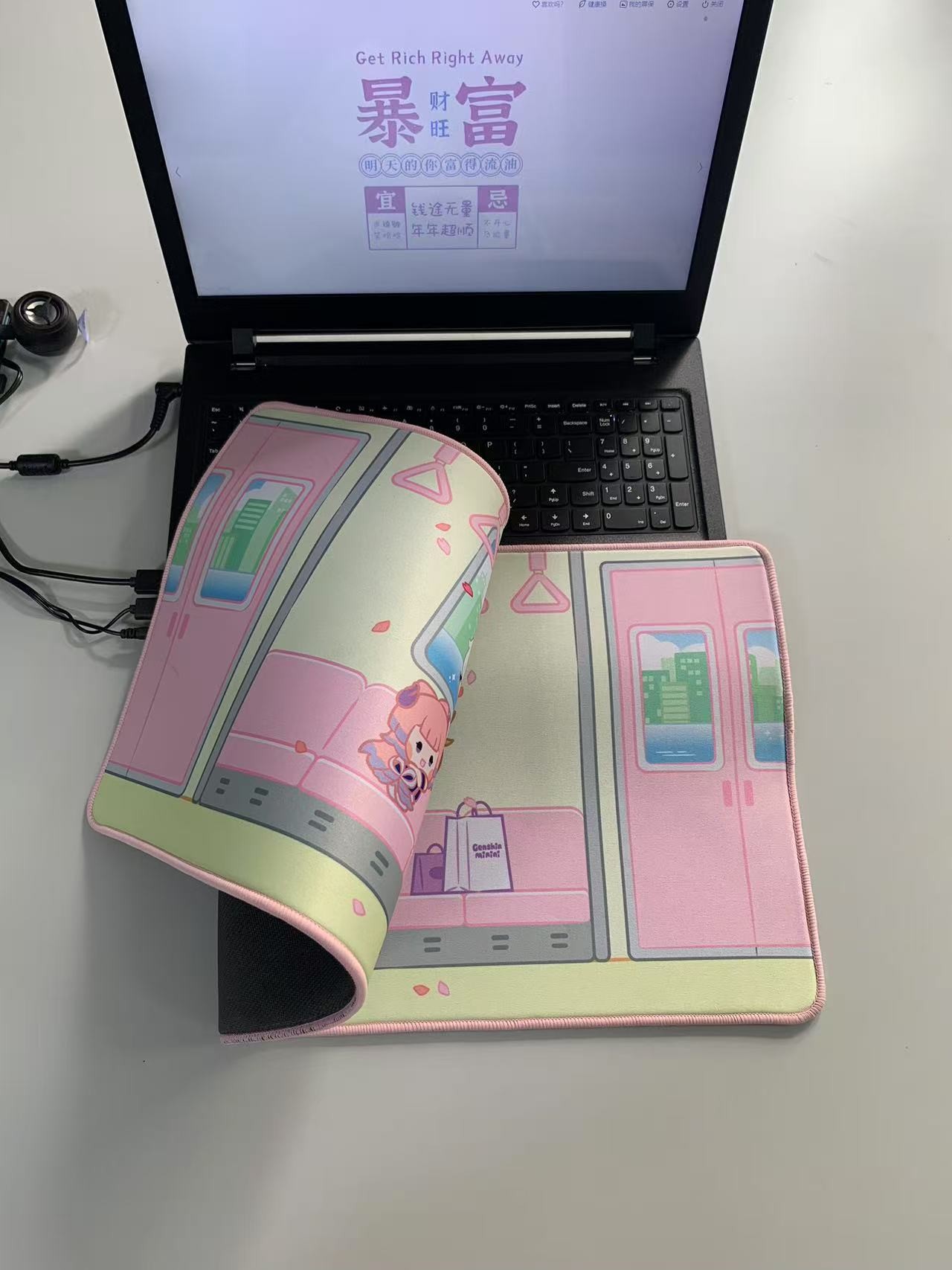 超大超厚橡膠游戲桌墊，廣告鼠標(biāo)墊定制